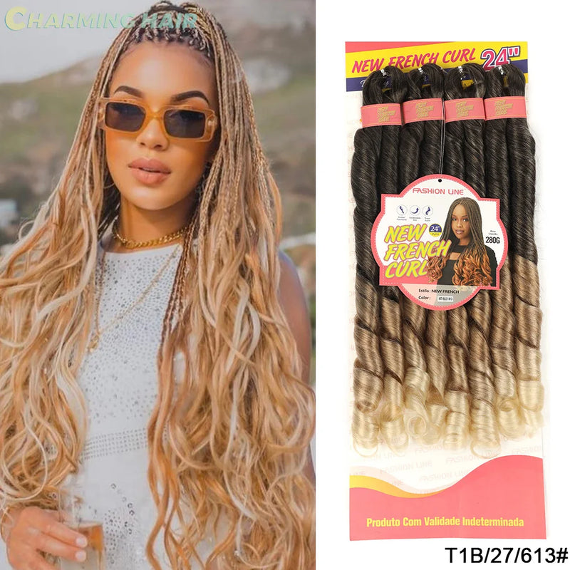 Cabelo Jumbo Ondulado Curl 
280g 60cm Fibra Sintética Premium 
Alta Qualidade Para Tranças