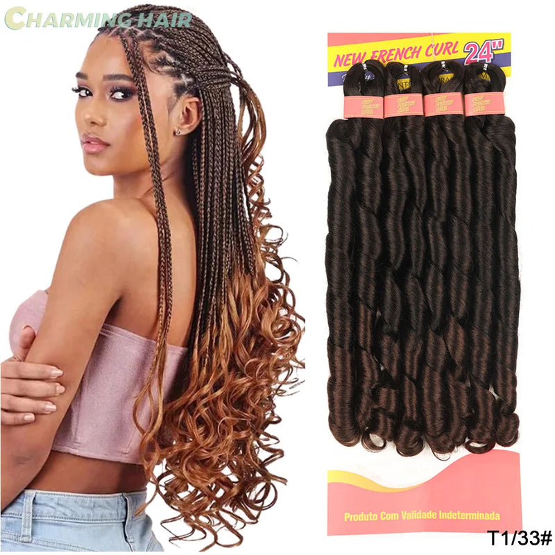 Cabelo Jumbo Ondulado Curl 
280g 60cm Fibra Sintética Premium 
Alta Qualidade Para Tranças